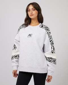 All About Eve: PARKER PANELLED CREW SNOW MARLE