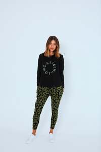 All 1: Kenji Comeback Pant - Khaki Leopard