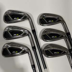 Irons: TaylorMade M2 (2019) Iron Set 5-P Stiff Flex