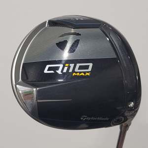 TaylorMade Qi10 Max 9.0* Driver Stiff Flex Headcover Included