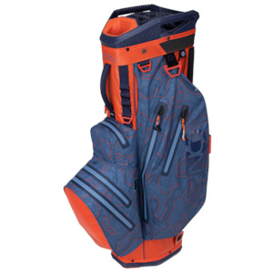 2024 Sun Mountain H2NO Lite Cart Bag -  Tango / Dusk Topography