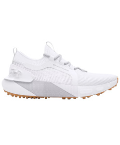Shoes: 2024 Under Armour Women's Phantom Golf Shoe - White/White Clay/White