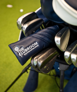 2025 Clubroom Heritage Track Blade Putter Cover - Solid Navy