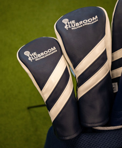 Accessories Others: 2025 Clubroom Heritage Track Fairway Cover - Navy/White