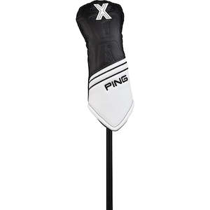 Ping Headcovers: Ping Core Hybrid Head Cover - Blk/Wh