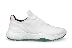 Shoes: 2025 Ecco Women's H5 Golf Shoe - White/Sedum Green