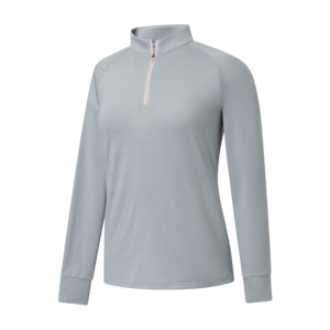 2025 FootJoy Women's 1/4 Zip Dot Jacquard Midlayer - Grey