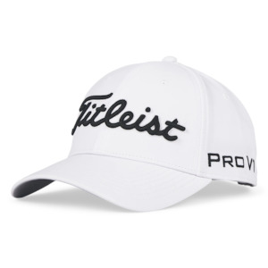 2025 Titleist Tour Performance Cap - White / Black