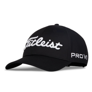 2025 Titleist Tour Performance Cap - Black / White
