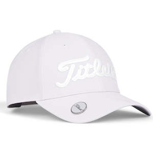 2025 Titleist Players Performance Ball Marker Cap - White / White