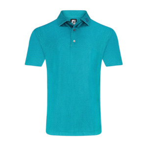 2025 FootJoy Men's Skyscrapper Print Polo - Blue / Emerald