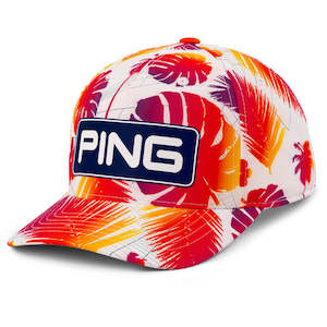 2025 Ping Hawaii Collection Electric Sunset Tour Snapback - White