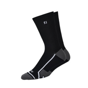 2025 FootJoy Tech D.R.Y. Crew Sock - Black