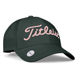 2025 Titleist Women's Players Performance Ball Marker Cap - Pine/Pink