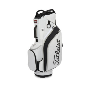 Bags: 2025 Titleist Cart 14 Bag - White/Black/Grey