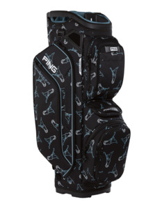 Bags: Ping Pioneer Golf Bag - Mr Ping Black and Blue