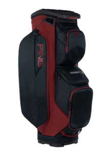 2025 Ping Traverse Golf Cart Bag - Black/Heather Red