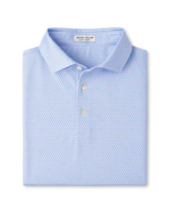 Peter Millar Men's Geo Skull Performance Jersey Polo