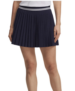 Under Armour Women's Drive Pleated Skort - MIdnight Navy/White/White