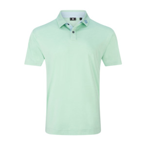 FootJoy Heather Lisle Lattice Print Polo - Pistachio