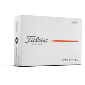 Golf Balls: 2026 Titleist Velocity Golf Ball - Dozen