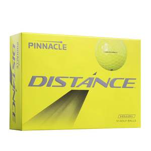 Golf Balls: 2025 Pinnacle Distance Golf Ball Dozen - Yellow