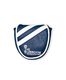 Clubroom Heritage Elite Track Mallet Putter Cover - Navy and White
