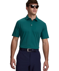 Under Armour Men's Drive Printed Block Polo - Rack Green/Arden Green/Midnight Navy