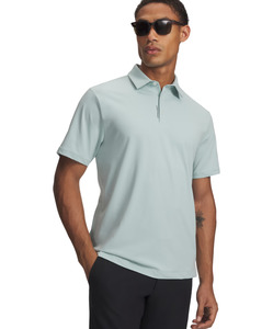 Apparel: Under Armour Men's Drive Bonded Polo - Emamel Blue/Castlerock