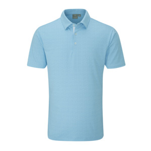 Ping Golf: Ping Men's Julian Polo - Crystal Blue Multi