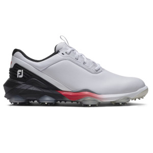 Golf Shoes: 2026 FootJoy Men's Tour Alpha - White / Black / Red