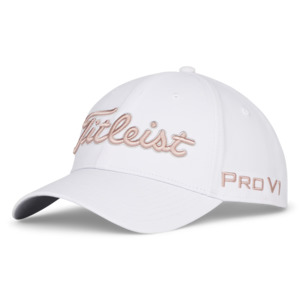 Titleist Tour Performance Cap - White/Soft Pink/Marble