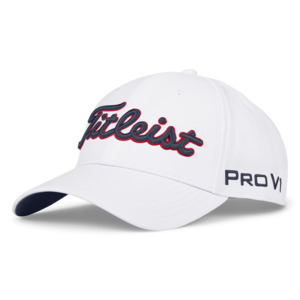 Titleist Tour Performance Cap - White/Navy/Red