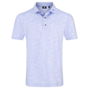 Footjoy: 2026 FootJoy Men's Space Dye Lisle Polo - Periwinkle