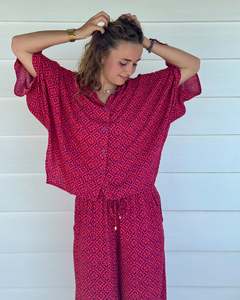 Womens Tops: MONIKA Shirt Violetta