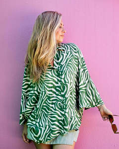 Womens Tops: MONIKA Shirt Forest