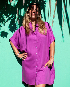 ALBA Maxi Shirt Viola