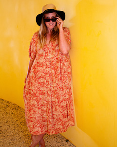 Stylish Dresses Collection: GLORIA Dress Orange Fizz