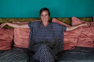 Stylish Dresses Collection: GLORIA Dress Royal Ikat