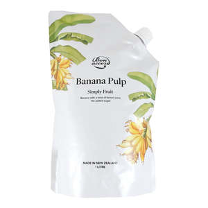 Fruit Pulps: Banana Fruit Pulp - 1 Litre