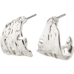 Pilgrim Jewellery: Brenda Recycled Earrings - Silver