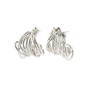 Pilgrim Jewellery: Pamela Earrings - Silver Plated