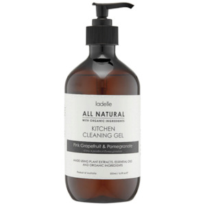 All Natural Cleaning Care: Kitchen Cleaning Gel - Pink Grapefruit and pomegranate (500ml)