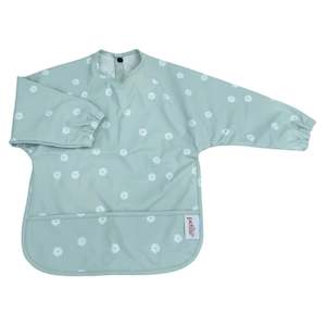 Bibs 1: Petite Eats sleeved bib - Daisy