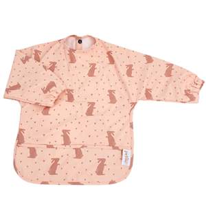 Bibs 1: Petite Eats sleeved bib - Bunny