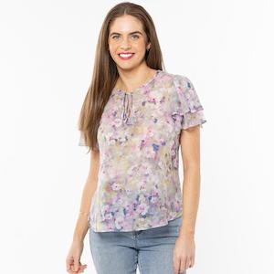 Leila Luca: Sophie top - Florist (LL3532)