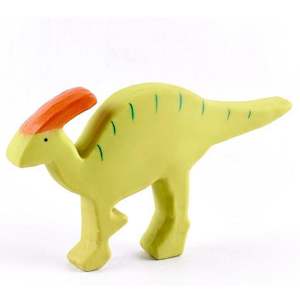 Tikiri: My First Baby Dino Teether + Bath Toy - Parasaurolophus