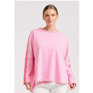 Raw Tape L/S Sweatshirt - Bubblegum