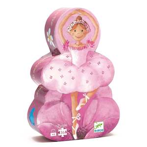 Djeco: Djeco Ballerina  Flower 36 piece puzzle