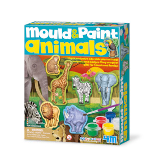 Djeco: Mould & Paint - Wildlife Animals